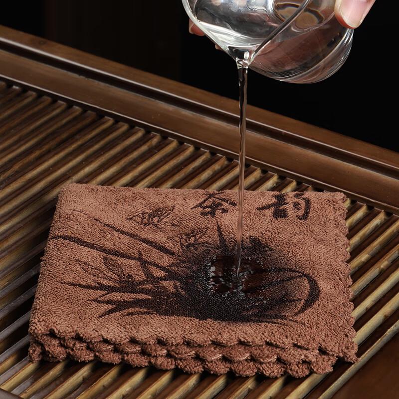 Thickened Absorbent Flannel Tea Towel Set