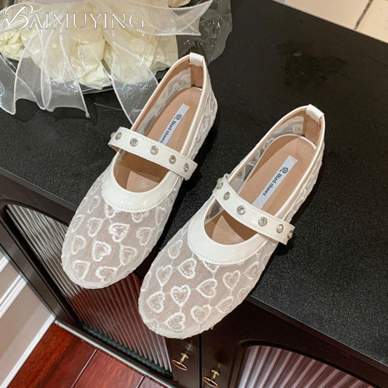 Fashion Marie Janes Shoes Woman Flat Sandals Summer Women Sneakers 2025 Brand Mesh Comfort Casual Shoes Dress Soft Sole Mujer Sandalias