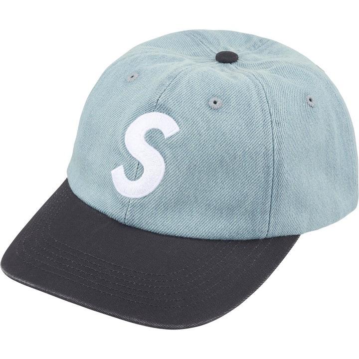 Supreme Pigment Coated 2-Tone S Logo 6-Panel Denim One-Size