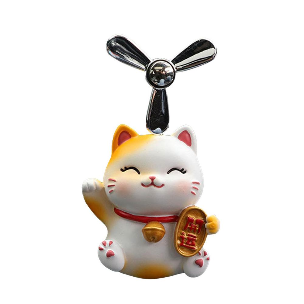 Lovely Cat Car Air Freshener Aromatherapy Machine Cute Animal Interior Accessories Car Air Conditioning Outlet Perfume Clip