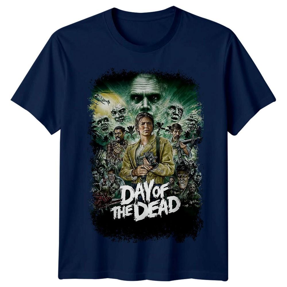 Day Of The Dead 1985 Movie Poster Inspired Tshirt Retro Graphic Tee Unisex