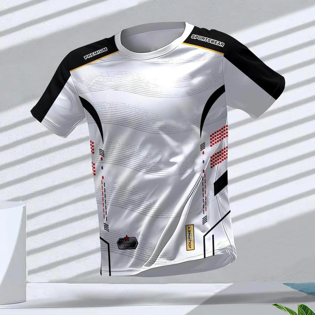 Men's T-shirts Sport Running T-shirt Men Quick-drying Breathable Short Sleeve Round Neck Gym Top Outdoor Workout Men Clothing