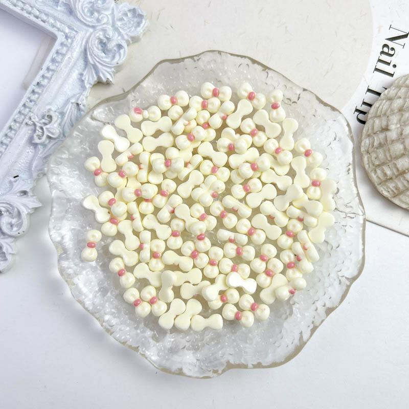 New Resin kt Bowknot 10*5mm Colorful Nail Art Accessories Nail Phone Case Hairpin Decoration DIY