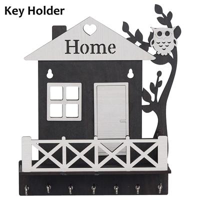 Premium Wooden House Keys Hanger Key Holder for Home/Office Decor, Key Holder for Wall Decor
