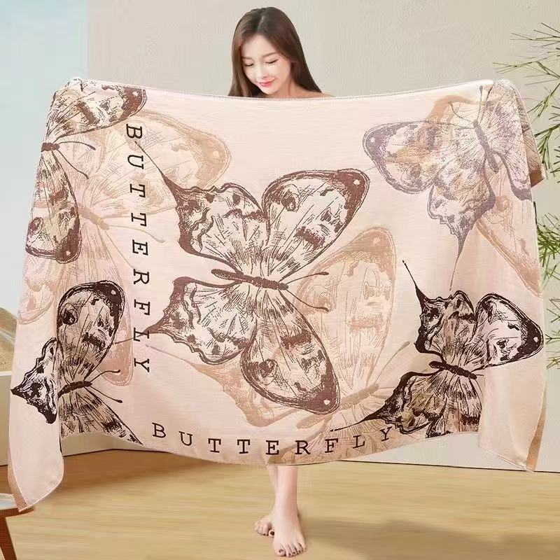 

Мультяшное кошачье банное полотенце 80*160 см Чистый хлопок Впитывающее банное полотенце 5-слойная хлопковая марля Супермягкое Нежное к коже и Комфортное банное полотенце 80x160cm