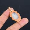 Rainbow Moonstone Gemstone Copper Handmade Jewelry Pendant For Women