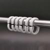 Bathroom Hooks 12pcs Accessories C-Shaped Curtain Guide