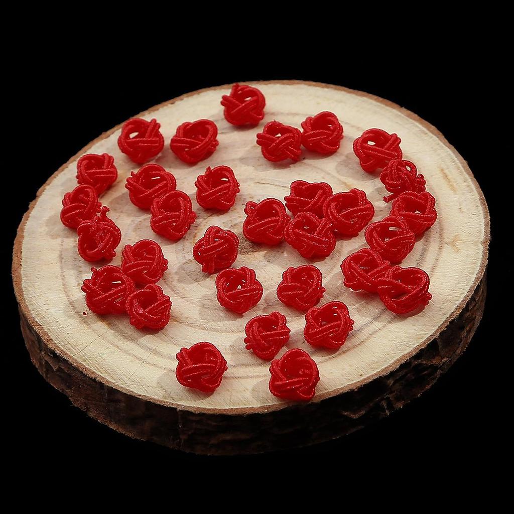 10st färgglada distansknut gör-det-själv-halsband armband rep distanshållare Flätad spole Rep Kedjeände Spänne Smycketillbehör Hitta