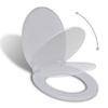 Day and Night - Day and Night White Oval Soft Close Toilet Lid and Seat