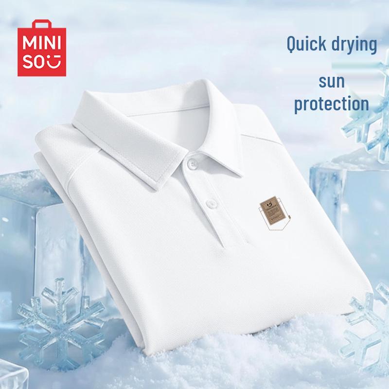 MINISO Men s Quick-Dry Casual Polo T-Shirt L