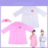 Halloween Kids Doctor Nurse Cosplay Costume Uniform Set Role Play Carnival Party High-quality Polyester One Size Fits All Perfect Gift