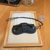 Halsband Tragbare Brillen Tasche Für Männer Frauen Myopie Brillen Schutzhülle Einfache Leder Sonnenbrillen Etui Aufbewahrungstasche