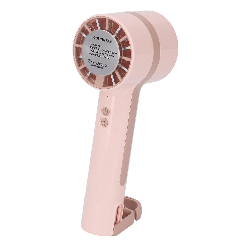 Handheld Cooling Fan USB Rechargeable Semiconductor Refrigeration Hand Fan with Cold Compress Function for Camping