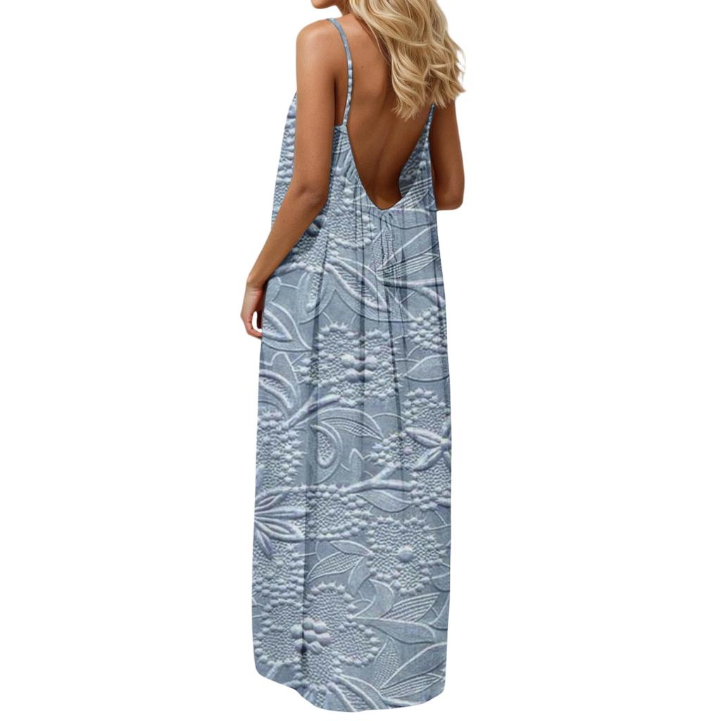 Women's Casual, Fashionable And Retro Printed Dress