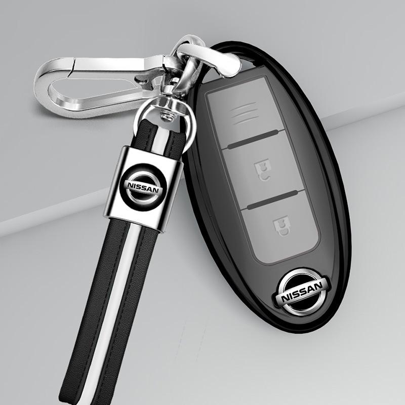 Compatible Key Cover for 2022 Nissan Sylphy, Teana 21, Qashqai, X-Trail, Tiida - Transparent Shell