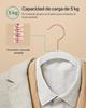 SONGMICSHOME Velvet Hangers 50 Pack, Non-Slip Hangers with Rose Gold-Colored Swivel Hooks, Slim Space-Saving Hangers