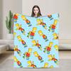 Blanket The S-Simpsons Decorative Flannel Throw Blanket For Living Room Warm Soft Customized Quality Bedspread Birthday Gift