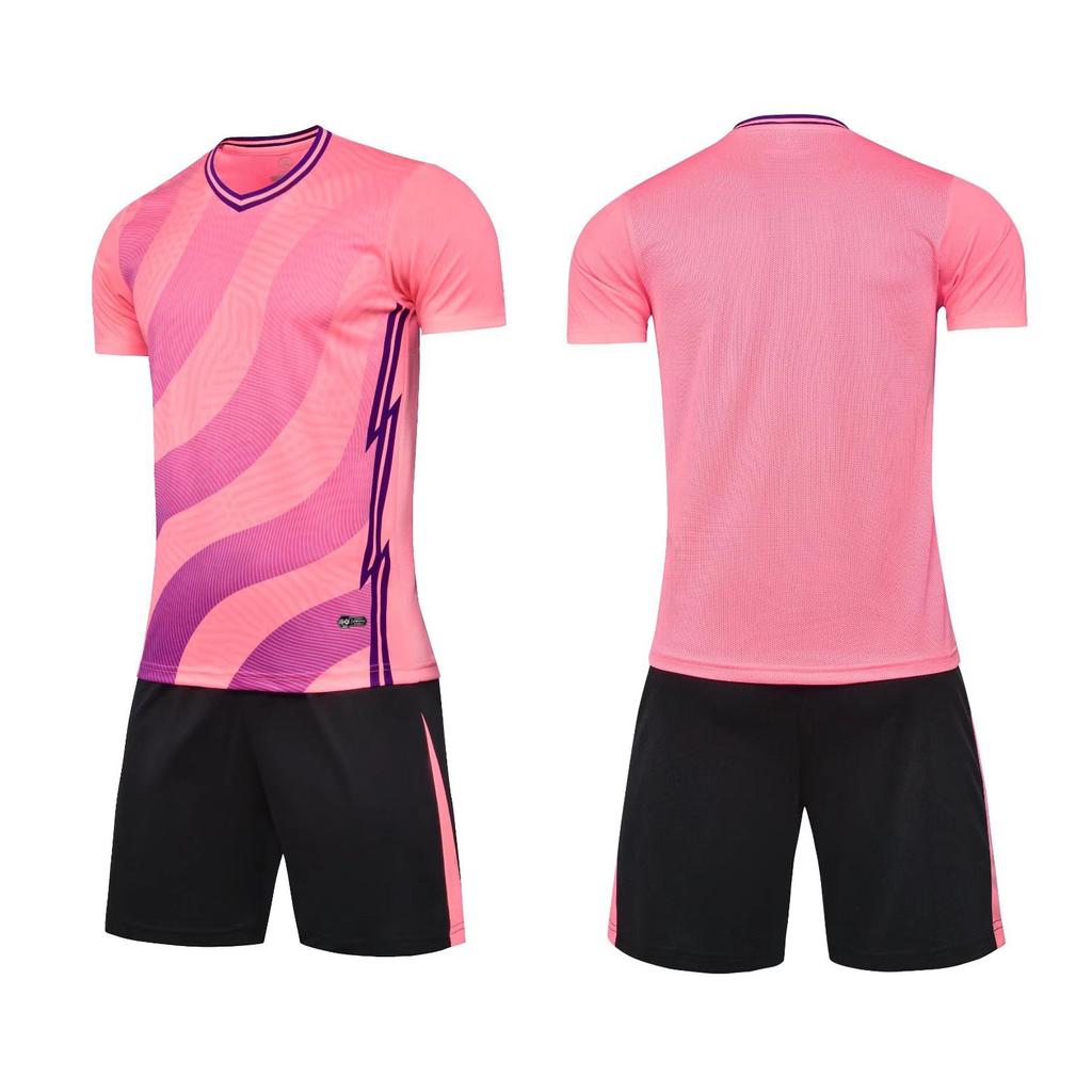 Football Suit Children Adult Short Sleeve Game Training Suit Student Sports Football Suit Printing
