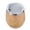 250ml Stainless Steel Tumbler with Vacuum Suitable for Men and Wood Grain Lid, Insulated, Straw, Insulated, Women, Coffee, Wine, Beer, Office, Home,