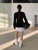 Dorothy Korean V-Neck Spring Solid Sweater - Women's Knitted Straight Waisted Top