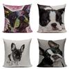 Premium Quality Boston Terrier French Bulldog Cushion Pillow Case For All Rooms