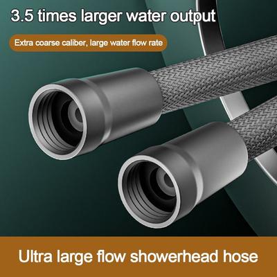 1.5/2 Meter Handheld Shower Hose Universal Interface Anti Winding Shower Tube Flexible High Pressure Bath Shower Nylon Pipe