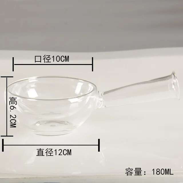 Handmade Glass Salad Bowls Creative Tableware Cooking Hollowware Specials Dry Ice Artistic Conception Molecular Delicacies Plate