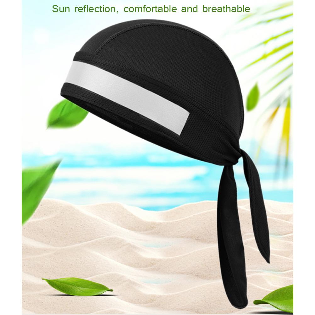 Outdoor Cycling Hat Quick Dry Clean Shawl Headband Reflective Head Scarf Men Running Hat