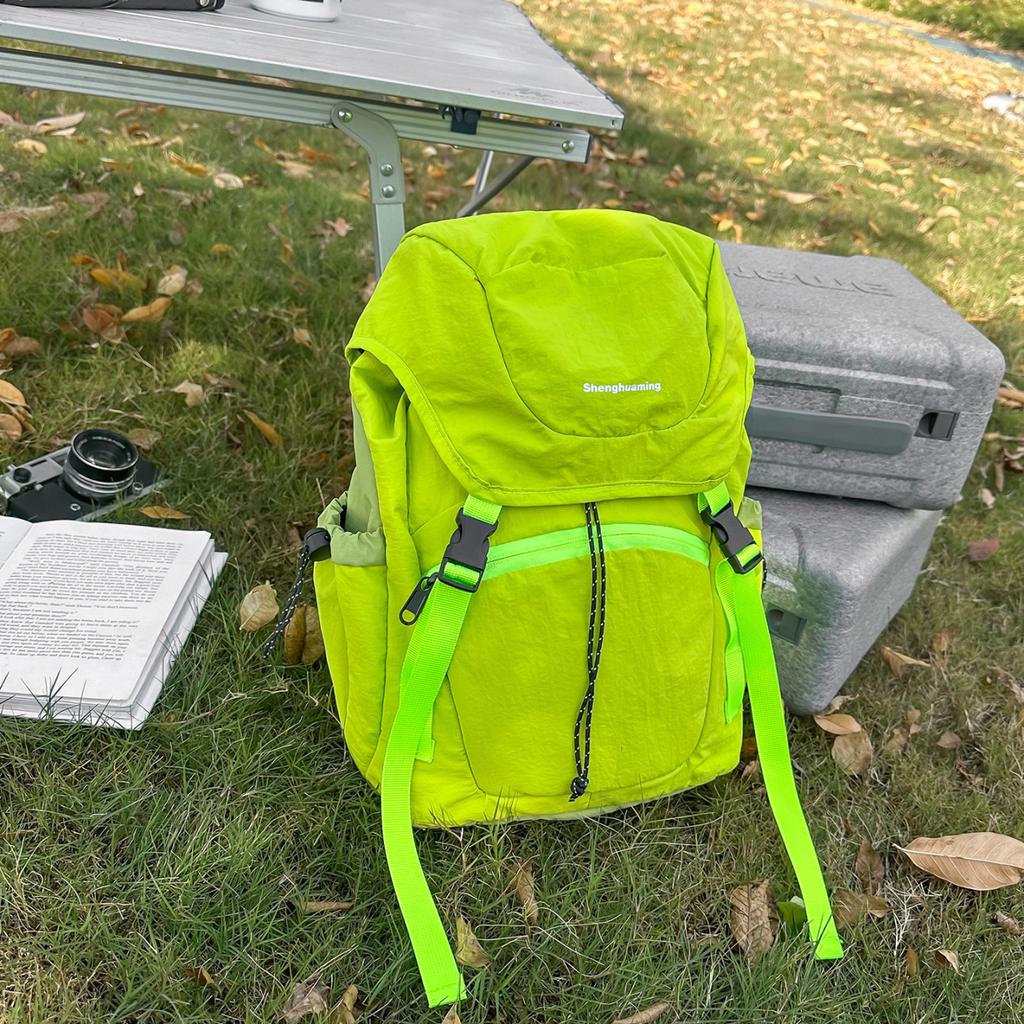 Outdoor Sports Backpack with Drawstring Closure, Trendy Sports Travel Bag, Large-capacity Student Schoolbag, Laptop Bag