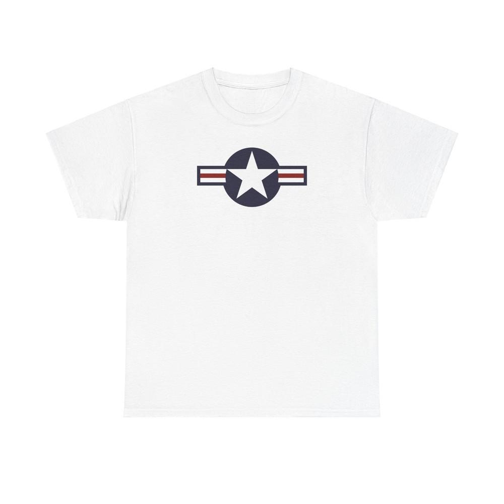 Military Roundel T-Shirt, USAF Logo Tshirt Tops Tee, Aviation Enthusiast Shirt, Air Force