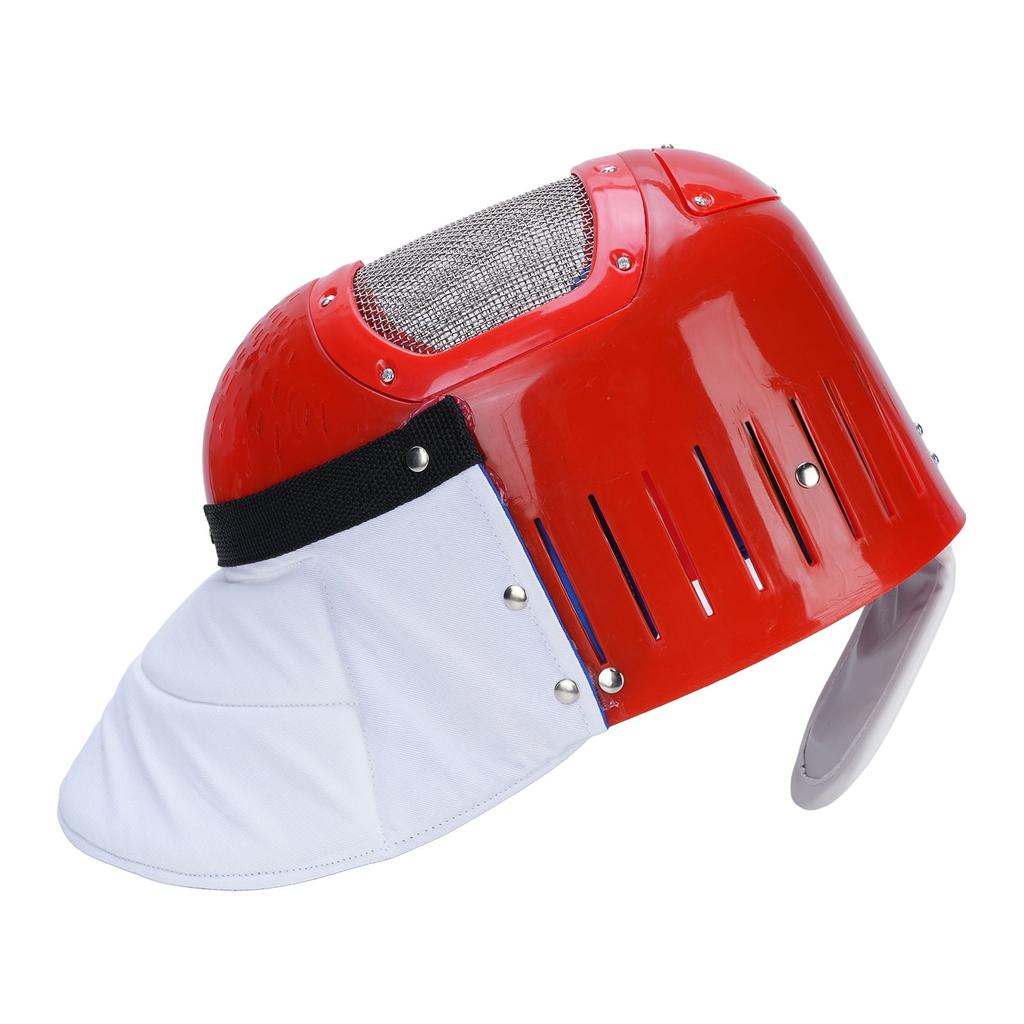 Kids Fencing Face Guard Breathable Metal Mesh Helmet Protective Cover for Foil Sabre Epee Use