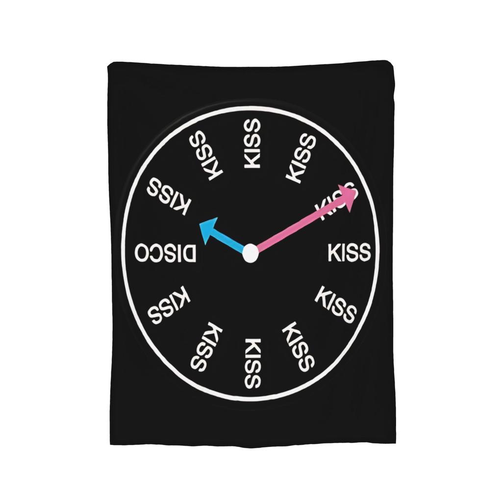 Kiss Hs Disco Kiss All The Time Fleece Blanket Harrys Music Styles Funny Throw Blanket Sofa Bedding Lounge 150*125Cm Bedspread