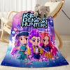 K-pop Demon Hunters Blanket Comfortable Suitable for Bedding Office Livingroom Four Seasons Universal Stylish Decor