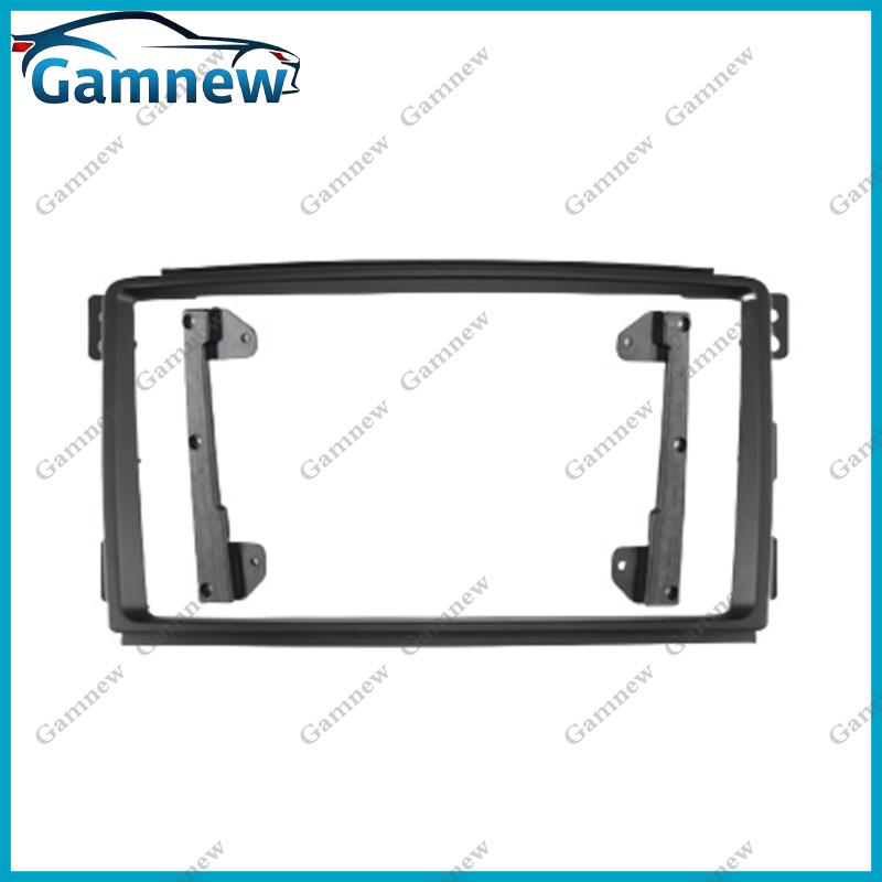

Gamnew 9 Inch Car Fascia Frame Adapter Android Radio Dash Fitting Panel Kit For Benz Smart Fortwo W451 2005-2010 Only Frame