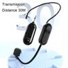 2.4G Wireless Microphone Headset Long Range Mic System Wireless Headset & Handheld 2 in 1 Mic for Teach Outdoor Speech