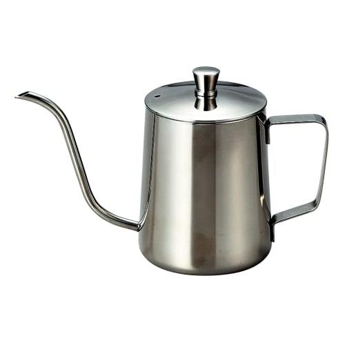 

Maebata Brew Coffee Drip Pot with Lid, Stainless Steel, Silver, 630ml, Narrow Mouth, 51643