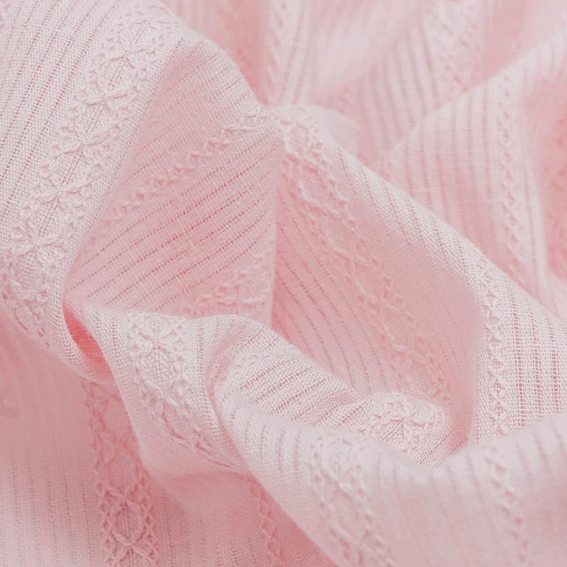 0,5m/1m/2m/3m Weicher Frischer Reiner Baumwoll-Jacquardstoff Für Damenbekleidung, Hemden, Pyjamas, Kinderbekleidungsstoffe TJ21695