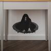 Halloween Simulation Horror Female Ghost Bedroom Living Room Floor Atmosphere Decoration Stickers