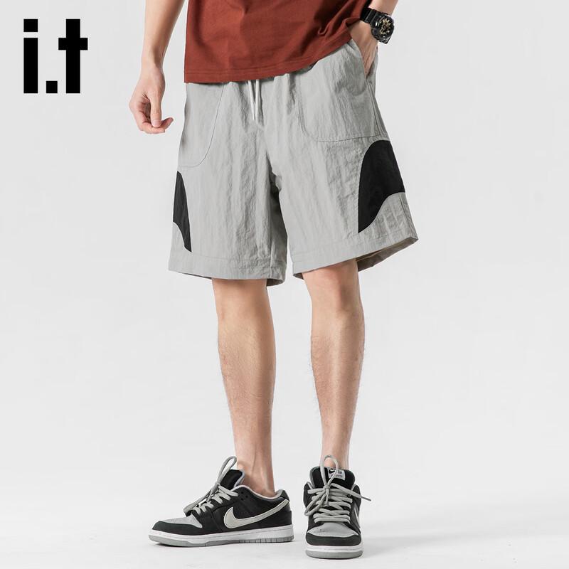 izzue it Men's Quick-Dry Ice Silk Street Casual Shorts