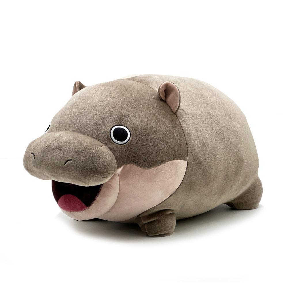 Soft Moo Deng Plush Toys Hugable Pygmy Hippo Plushie Toy Moo Deng Hippo Plush  Home Toy Decoration