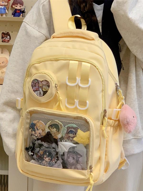 Anime Style Ita Bag Backpack for Girls – Large Capacity Shoulder Bag for Middle and High School Students