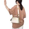 Geantă de mână din piele naturală pentru femei cu model în carouri Nouă Geantă de damă Modă Versatilă Umăr Nișă Casual High-end Crossbody