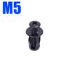 Car License Plate Screws Mounting Kit M4 M5 M6 Universal Auto Fastener Expansion Nuts Carbon Steel Black Bolts for Bumper Frame