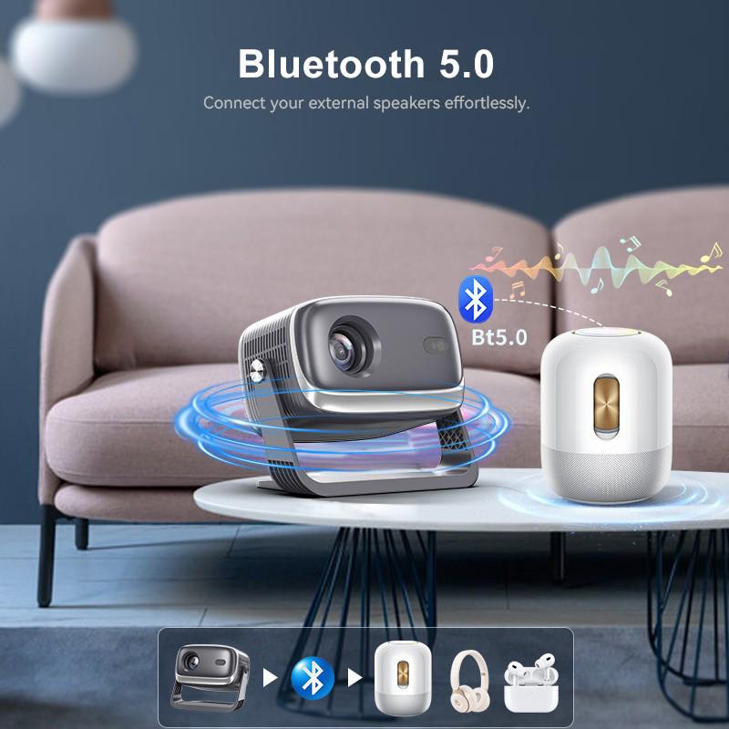 Custom Auto-Focus Home Theater Projector for Bedroom Walls