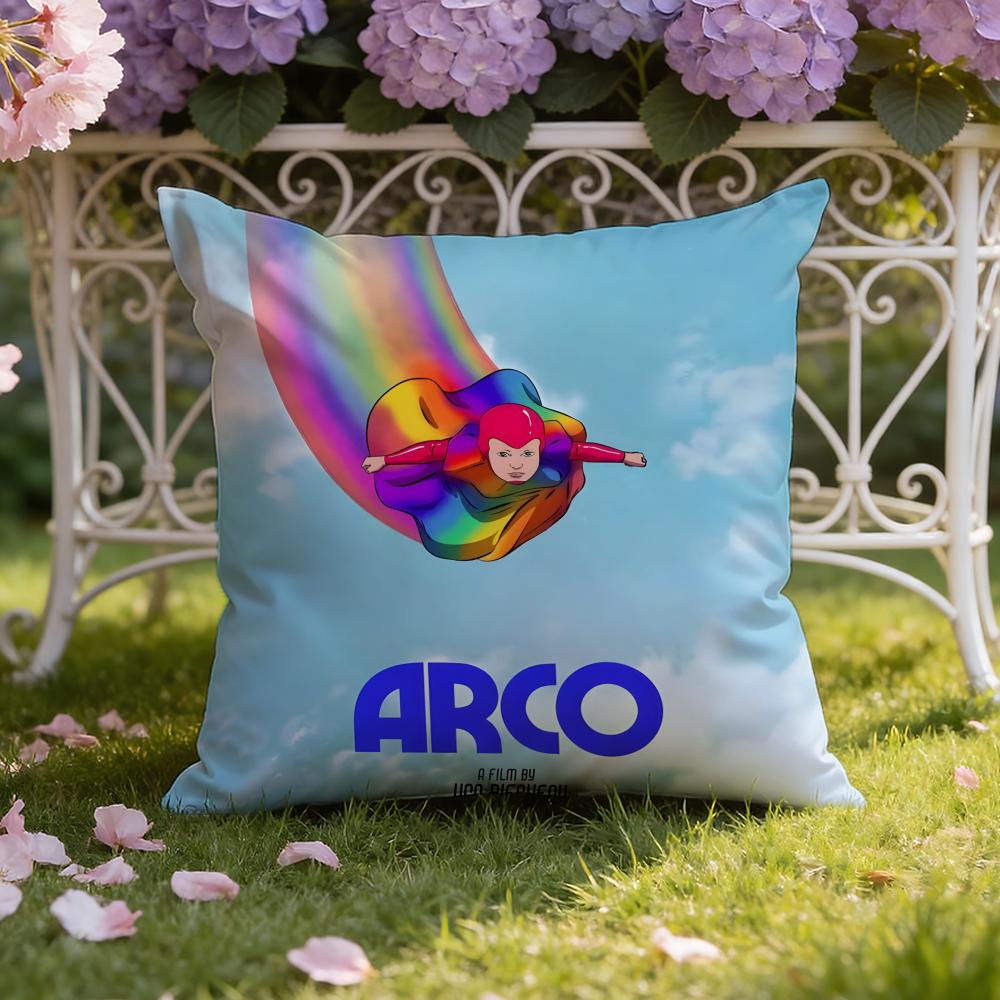 

Movie A-Arco Cushion Cover Home & Car Dual-Scene Pillow Cover: Reversible for Premium Comfort 30cmx30cm