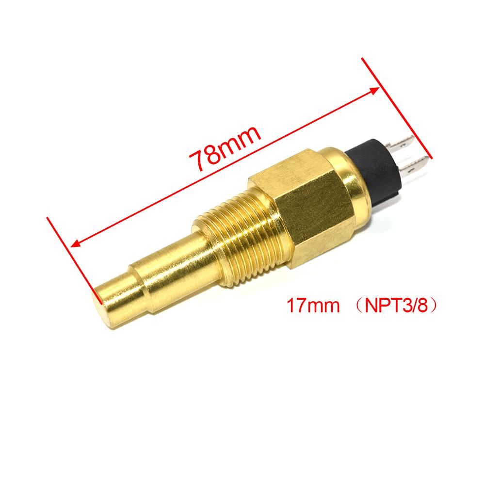 12V 24V Water Temperature Sensor Diesel Engine Thread Water Temperature Gauge Alarm Sender For Car Boat 14MM 17MM 21MM 1PC 17MM