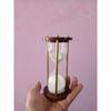 5 Minutes Brass and Wood Sand Timer Hourglass Sand Timer Brass Sand Timer Antique Sand Clock Hourglass 5 Minutes for Gift Home Decore