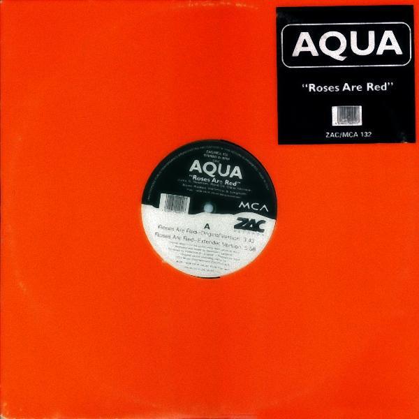 

12inch Record AQUA - Roses Are Red ZAC132 ZAC Records 1996 Italy Dance & Electronica Used