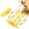 Mini Pets Vest Harness and Leash Set Adjustable for Guinea Pig Small Animal ApparelS Yellow