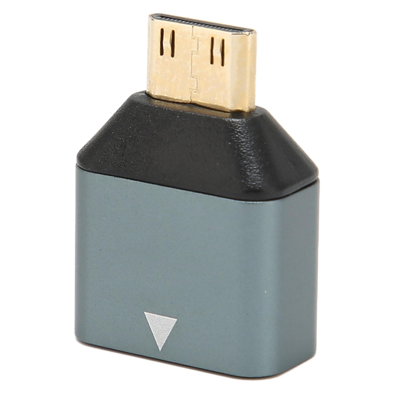 

Адаптер HD Multimedia Interface «мама» — «папа» Поддержка 4K 60 Гц 18 Гбит/с Plug and Play Mini HD